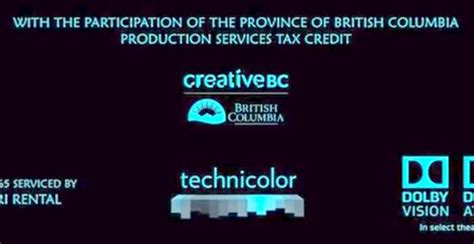 Province of British Columbia Production Services Tax Credit